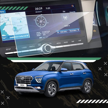 Hyundai Creta Facelift [2020-Running] Accessories Touch Screen Guard & Screen Protector