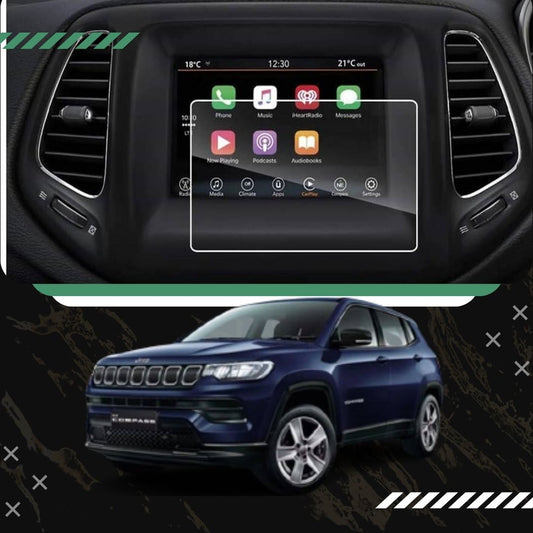 Jeep Compass [2017-2020] (7 Inch) Accessories Touch Screen Guard & Screen Protector