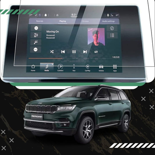 Jeep Meridian [2022-Running] Accessories Touch Screen Guard & Screen Protector