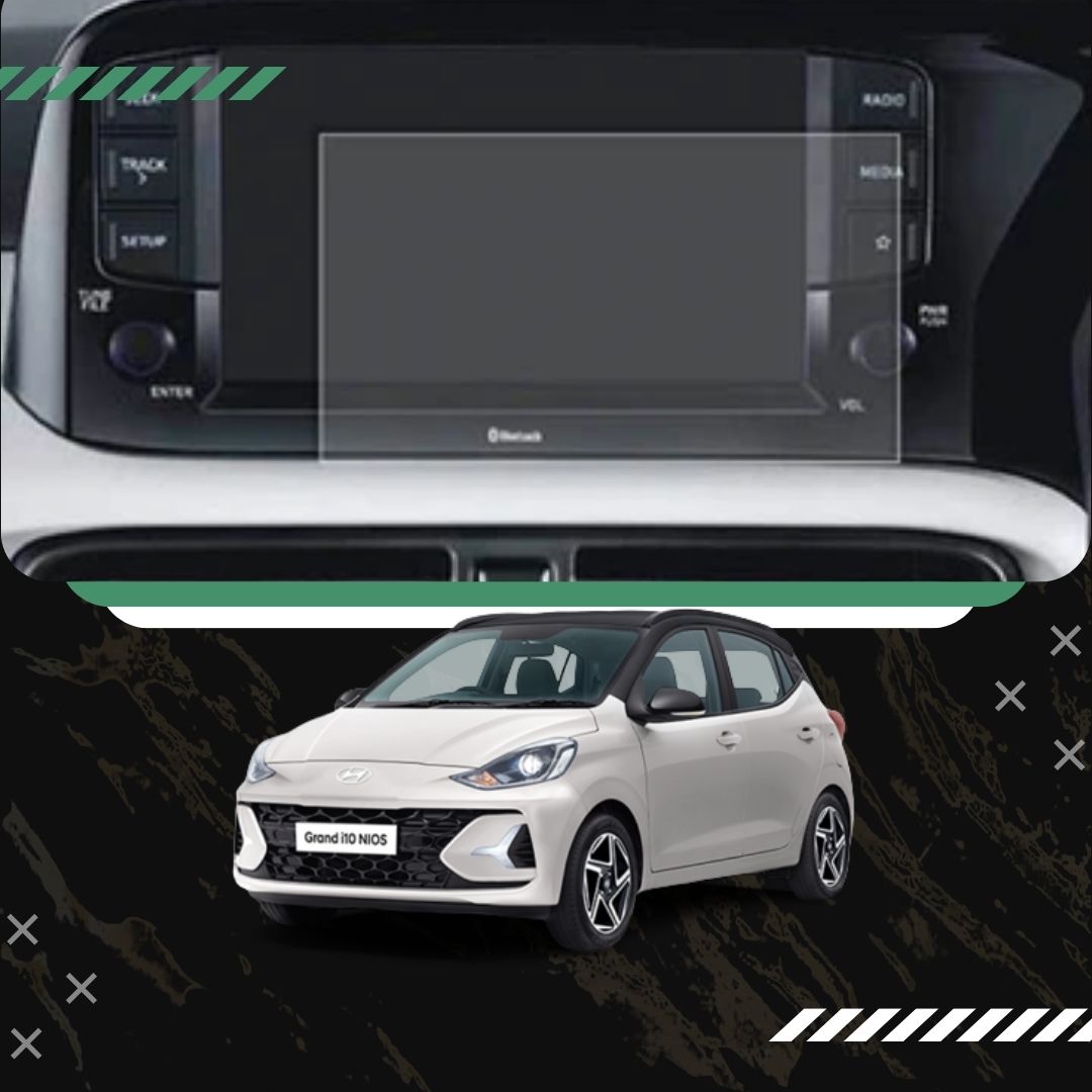 Hyundai Grand i10 NIOS (7 Inch) [2020-Running] Accessories Touch Screen Guard & Screen Protector