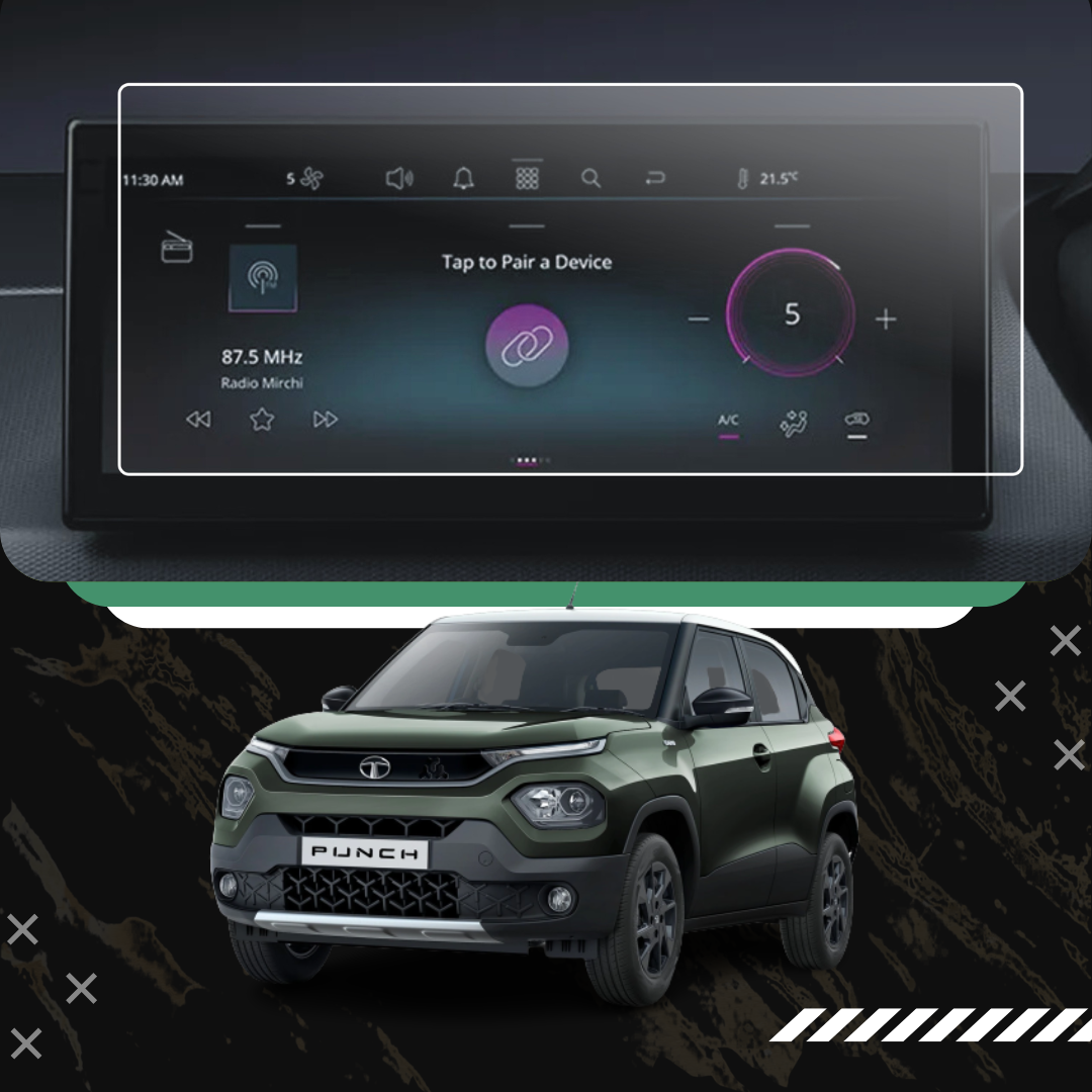 Tata Punch Facelift (10.25) [2025-Running] Accessories Touch Screen Guard & Screen Protector