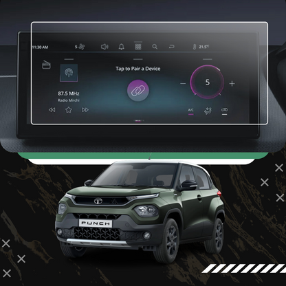 Tata Punch Facelift (10.25) [2025-Running] Accessories Touch Screen Guard & Screen Protector