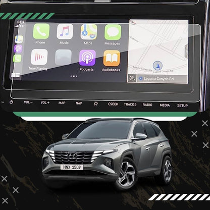 Hyundai Tucson Cluster & Touch Infotainment Combo (10.1 Inch) [2023-Running] Accessories Touch Screen Guard & Screen Protector