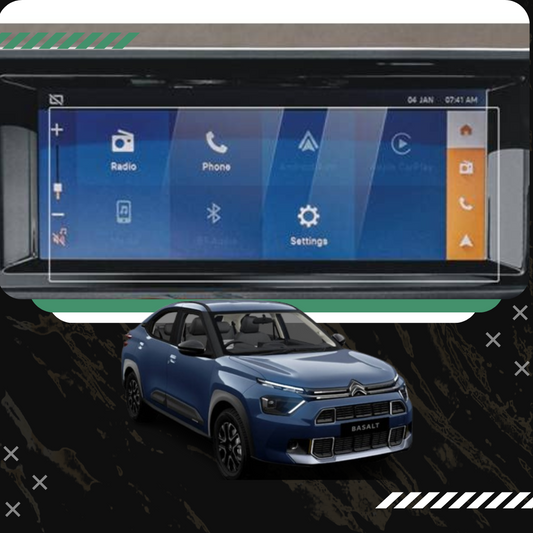 Citroen Basalt (10.2 INCH) Accessories Touch Screen Guard & Screen Protector.