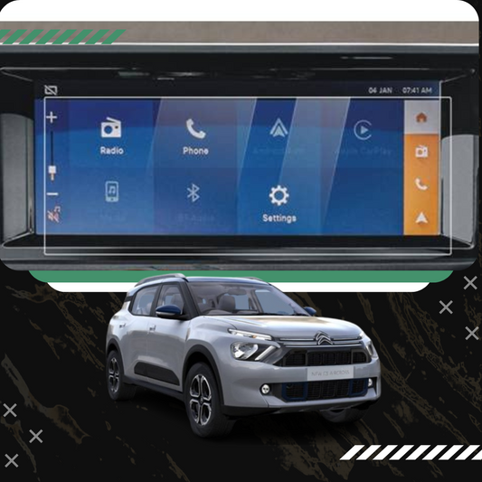 Citroen C3 Aircross (10.2 INCH) Accessories Touch Screen Guard & Screen Protector.